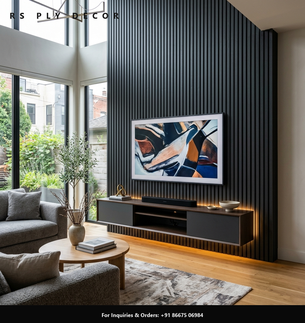 Obsidian Charcoal Accent Slats